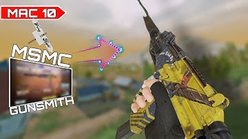 YOU SHOULD TRY THIS INSANE MSMC GUNSMITH COD MOBILE | BATTER THEN MAC 10 S7 BEST GUNSMITH FOR MSMC