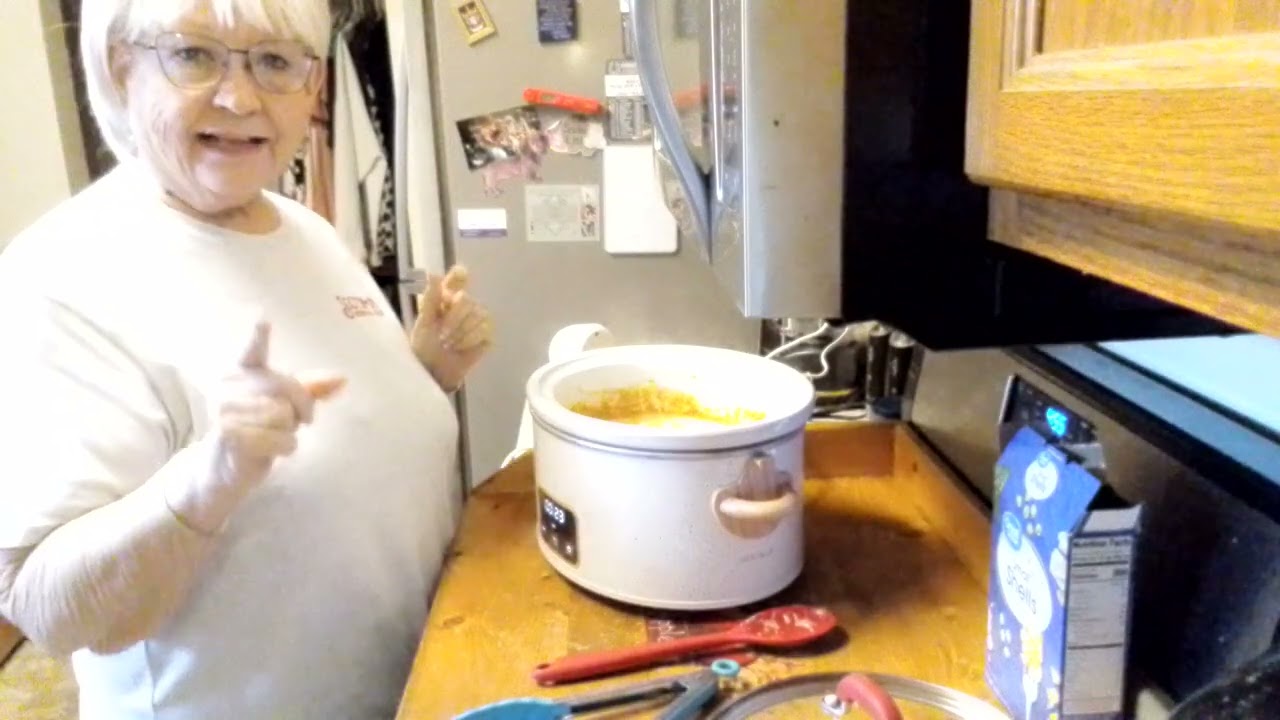 Crockpot Cheesy Chicken Pasta.....from Kat's Cooking Kitchen...8/3/2025