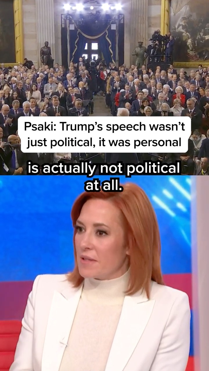 Psaki: Trump's speech wasn't just political, it was personal