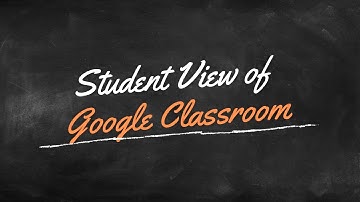 Student View of Google Classroom Assignments