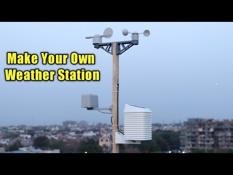 DIY Solar Powered WiFi Weather Station V3.0 || Monitoring Wind and Rainfall