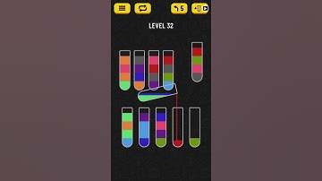 Water Sort Puzzle | Gameplay Walkthrough | Level 32 #Shorts