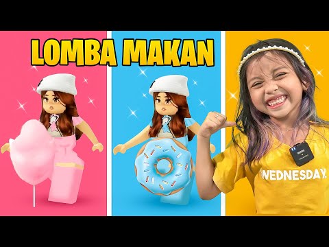 LEIKA LOMBA MEMASAK PALING HEBAT SEDUNIA 😱😨EAT SOME COLOR FOOD ROBLOX [ROBLOX INDONESIA]