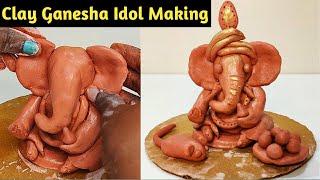 Clay Ganesha | How to Make Clay Ganesha | Easy Eco Friendly Ganesha idol Making |Ganesha Idol