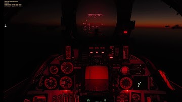 DCS | F14 Automatic Carrier Landing demo @ night | =MCPV= server | #DCS