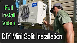 Install a DIY Mini Split Air Conditioner // How To