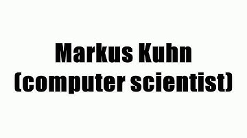 Markus Kuhn (computer scientist)