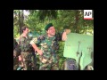 Bosnia  moslemcroat troops capture arms depot