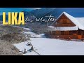 Zima u Lici podno Velebita / Winter in Lika, Croatia