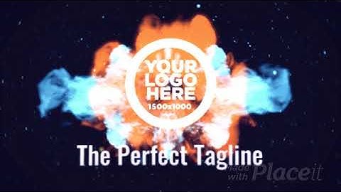 Logo Reveal Intro Maker with an Animated Explosion in Space