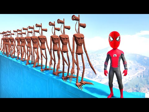 Örümcek Adam ve Siren Kafa ile Stres Atıyoruz - GTA 5