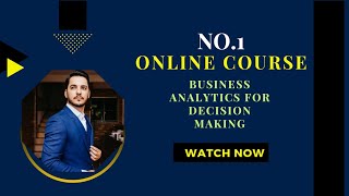 Business Analytics for Decision Making | Master Data-Driven Insights | ₹16,500 Course