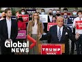 US election: Trump campaign makes statement as ballots continue to be counted | LIVE