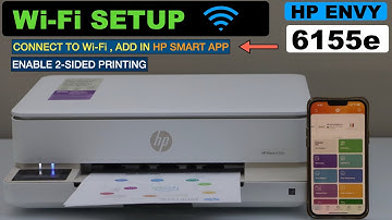 HP Envy 6155e Wi-Fi Setup, Add in HP Smart App,  Wireless Printing, 2-Sided Printing Test !!!