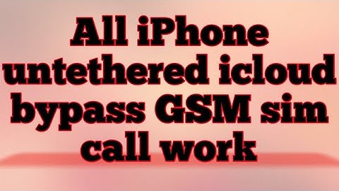 All iPhone untethered icloud bypass GSM sim Call Work on/Off Fixed All iOS One Click iCloud Bypass