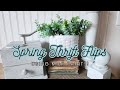 Spring thrift flips  using milk paint for that gorgeous chippy finish  trash to treasure