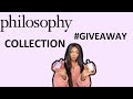 FREE PERFUME / PHILOSOPHY FRAGRANCE COLLECTION & GIVEAWAY CLOSED / VALLIVON