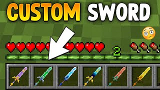 Minecraft But there are Custom SWORDS...