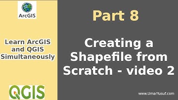 Learn ArcGIS and QGIS Simultaneously - Part 8 - Creating a Shapefile from Scratch 2
