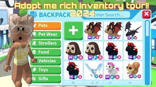 ADOPT ME SUPER RICH INVENTORY TOUR! 💗💸 PixiePatch roblox adopt me 🤑