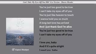 Lyrics   Can't Take My Eyes Off You BBC Live Version Shawn Mendes