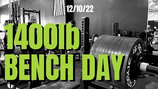 1400lb Bench Day Full Workout -- Preview of Members Content