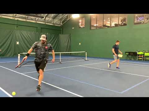 MD OPEN Pickleball 2022 Sam Morris and Matt Watson vs Chad Palman & Justin Howell rd1 gm1