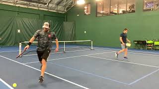 MD OPEN Pickleball 2022 Sam Morris and Matt Watson vs Chad Palman & Justin Howell rd1 gm1
