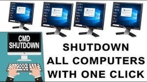 How to Remotely Shutdown any Computer using CMD.100% working