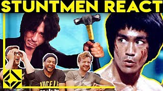 Stuntmen React to Bad & Great Hollywood Stunts 4