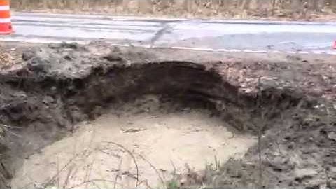 Culvert Failure on Highway 66