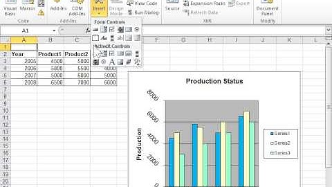 Excel 2010 Insert a Checkbox Control