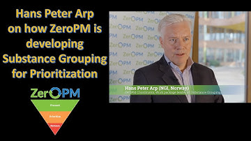 Hans Peter Arp, coordinator of ZeroPM, on developing Substance Grouping for Prioritization
