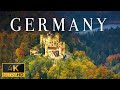 FLYING OVER GERMANY (4K UHD) - Calming Music With Wonderful Natural Landscapes To Relax In Lounge