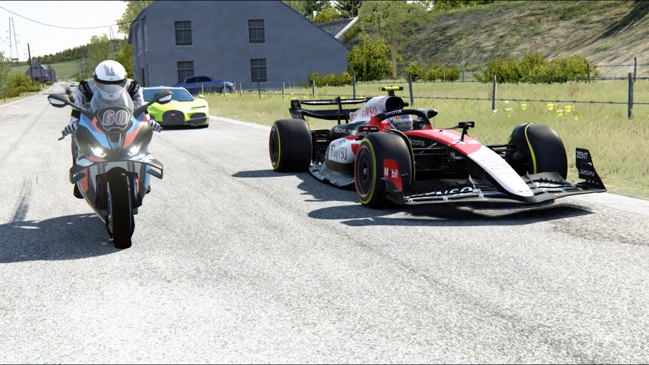 BMW M1000RR vs Concept Hypercars Bugatti, Ferrari, Lamborghini, F1 ...