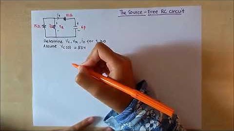 The source Free - RC circuit