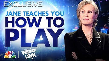 Jane Lynch Explains the Rules of Weakest Link - Weakest Link