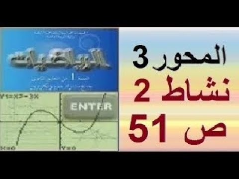 أولى ثانوي رياضيات حل النشاط 2 صفحة 50