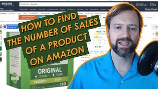 How to Find Amazon Sales per Month for Wholesale Products