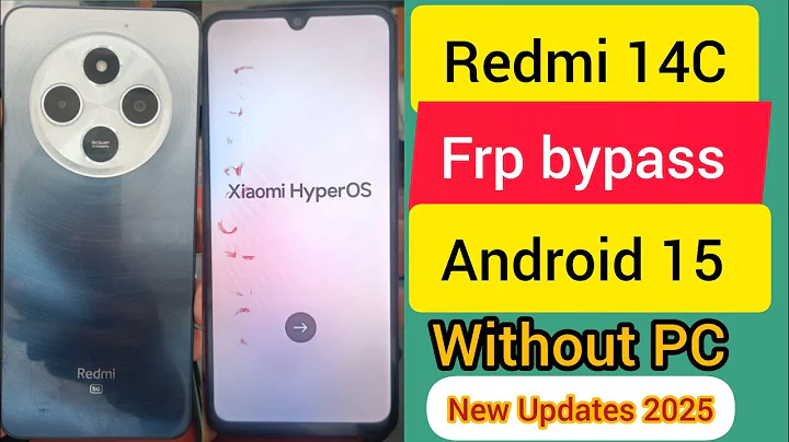 Redmi 14C Frp bypass android 15 / New Updates 2025 Without PC  // Google account bypass new Tricks