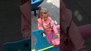 Playing In The Playground With Twin Sisters