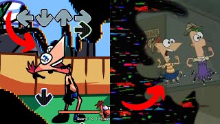 References in FNF Vs Corrupted Corrupted Phineas and Ferb