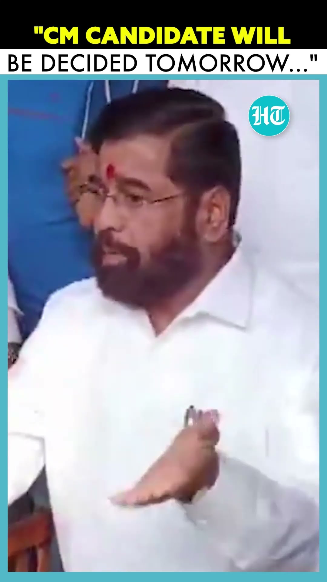 Maharashtra Caretaker CM Eknath Shinde Opens Up On Who Will Be Maharashtra's Next CM #shorts