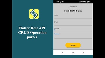 #Flutter Rest API CRUD operation with #http part-3
