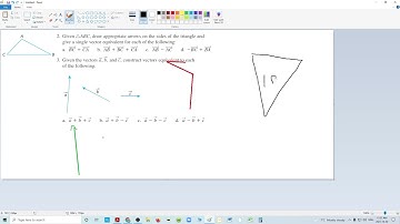 Calculus Advanced MCV4U chapter 6 2 vector addition