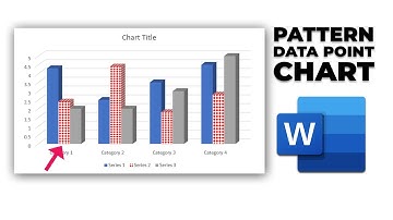How to add pattern to Data Point of chart in word
