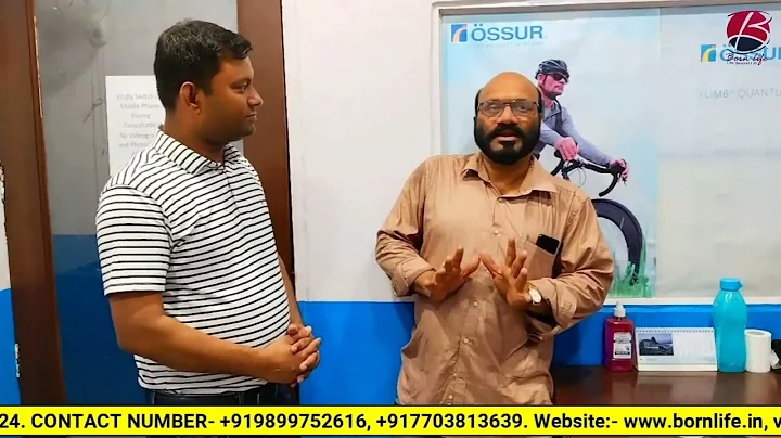 Customize Auto lock Polio Knee Caliper Becker USA User Feedback || Bornlife Artificial Limbs Center