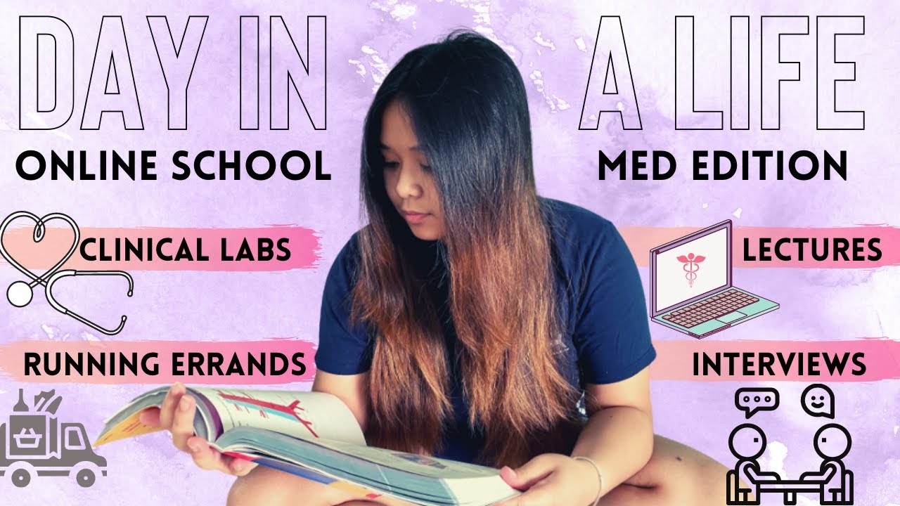 Day In The Life of a 1st Year Medical Student: Online Med School - YouTube
