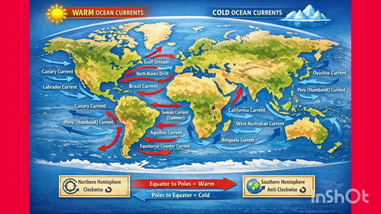 Trick to learn ocean currents # hard work # success 