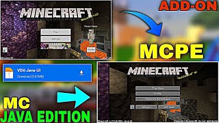How to Download Java UI in Minecraft Pocket Edition (1.16+|1.17+) | Minecraft pe addon | Moozo Gamer screenshot 5
